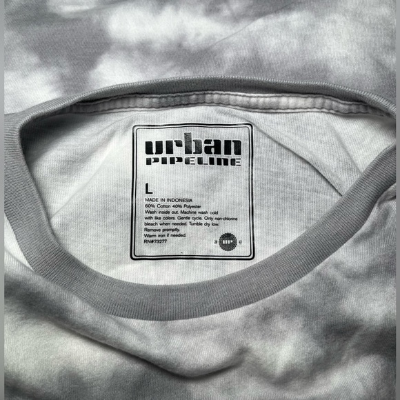 Grey tye dye tshirt - Picture 3 of 8